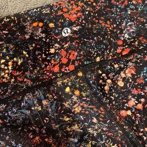 Lululemon Floral Wunder Under High Rise Leggings